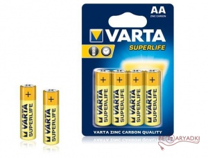Varta Super R6/AA 1.5v (Солевая) Блистер 4