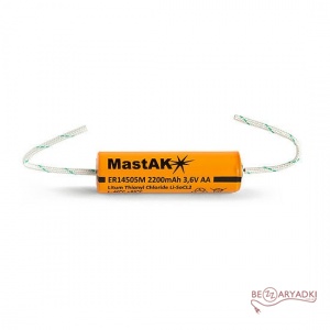 MastAK AA 14505M+ Li-S0CI2 (3.6V 2200mAh)
