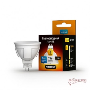 VIDEX LED Лампа MR16 7w GU 5.3 4100K 220v