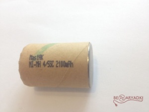 NI-MH 4/5 SC 2100mAh 1.2v.Mastak