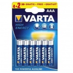 Varta Hi Energy 4+2 R6/AA (Alkaline)