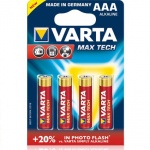 Varta Max-Tech AAA 1.5v (Alkaline) Блистер 4