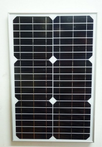 Солнечная панель монокристаллическая 20Вт (PT-020)