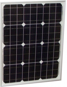 Солнечная панель монокристаллическая 50Вт (PT-050)