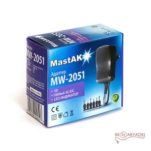 MastAK MW-2051 5V 1000mah (6 насадок)