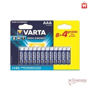 Varta Hi Energy 8+4 AAA 1.5v (Alkaline)